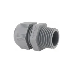 Conduit Cable Gland: For Liquid-Tight, Nylon, 1/2" Trade Size