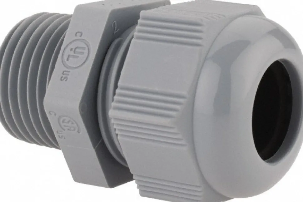 Conduit Cable Gland: For Liquid-Tight, Nylon, 1/2" Trade Size