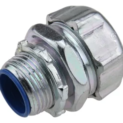 Conduit Connector: For Liquid-Tight, Steel, 3/4" Trade Size