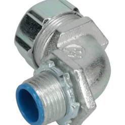 Conduit Connector: For Liquid-Tight, Malleable Iron, 1/2" Trade Size