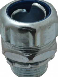 Conduit Connector: For Liquid-Tight, Steel, 3/4" Trade Size