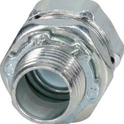 Conduit Connector: For Liquid-Tight, Steel, 1/2" Trade Size