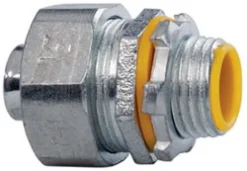 Conduit Connector: For Liquid-Tight, Malleable Iron, 1/2" Trade Size