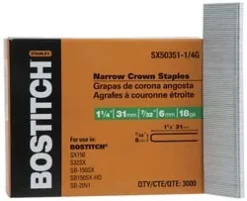 Construction Staple: 1-1/2" Leg Length