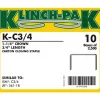 Construction Staple: 3/4" Leg Length, Wide Crown