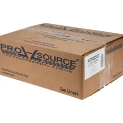 Contractor Trash Bags: 55.000 gal, 1.5 mil, Pack of 100