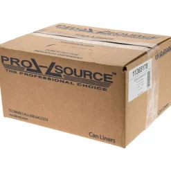 Contractor Trash Bags: 45.000 gal, 4 mil, Pack of 50