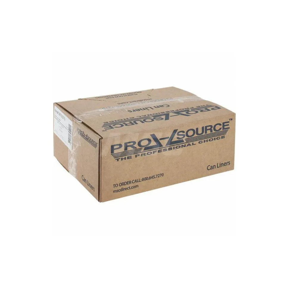 Contractor Trash Bags: 55.000 gal, 1.5 mil, Pack of 100