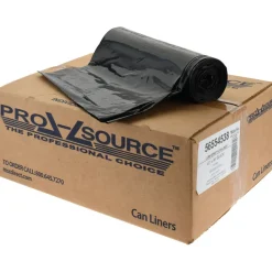 Contractor Trash Bags: 45.000 gal, 1.65 mil, Pack of 100