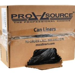 Contractor Trash Bags: 45.000 gal, 1.5 mil, Pack of 100