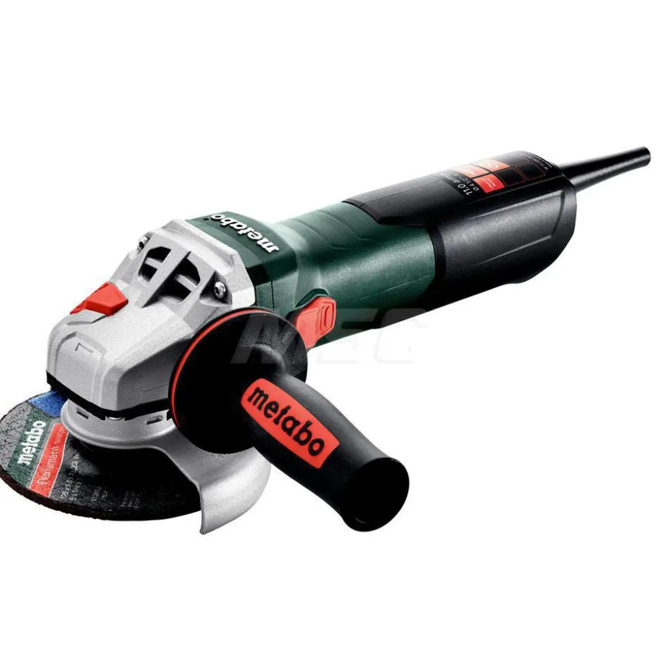 Corded Angle Grinder: 4-1/2 to 5" Wheel Dia, 11,000 RPM, 5/8-11 Spindle