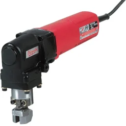 Corded Nibbler: 10 Gauge Capacity, 8' Fixed Cord, 4 Amp