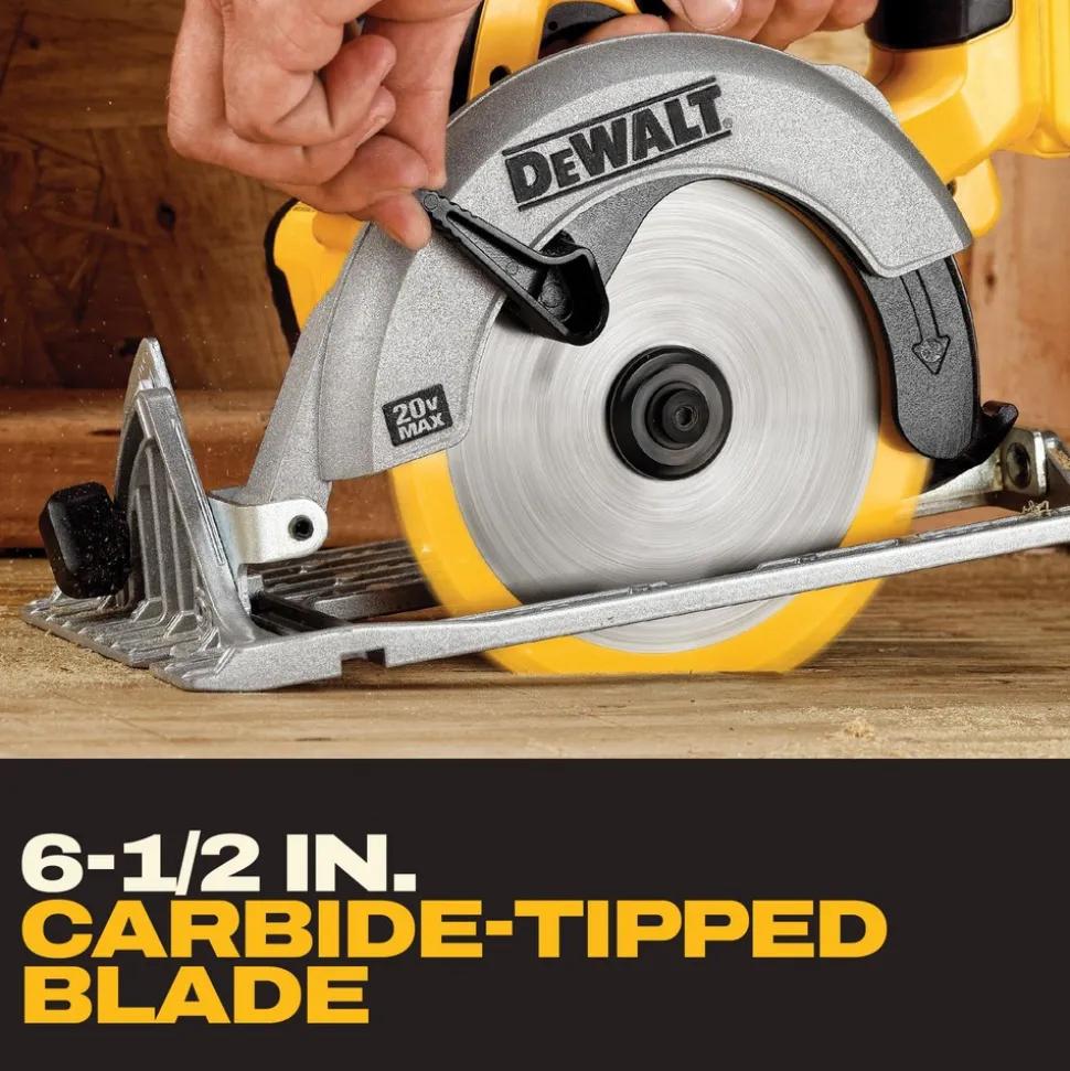 Cordless Circular Saw: 6-1/2" Blade Dia