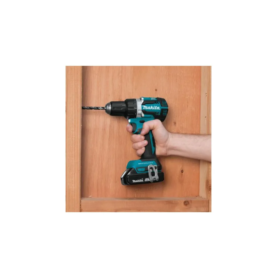 Cordless Drill: 18V, 1/2" Chuck, 0 to 2,000 RPM