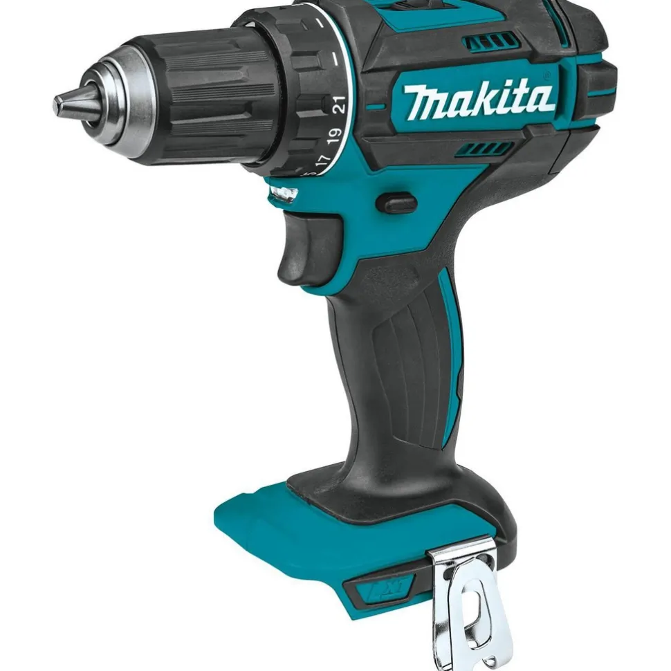 Cordless Drill: 18V, 1/2" Chuck, 0 to 600 & 0 to 1,900 RPM