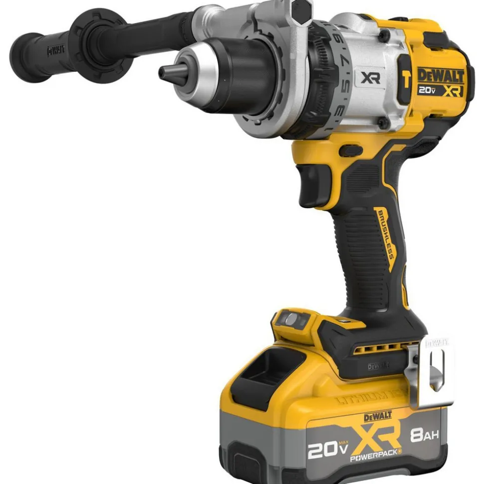 Cordless Hammer Drill: 20.00 V, 1/2" Chuck