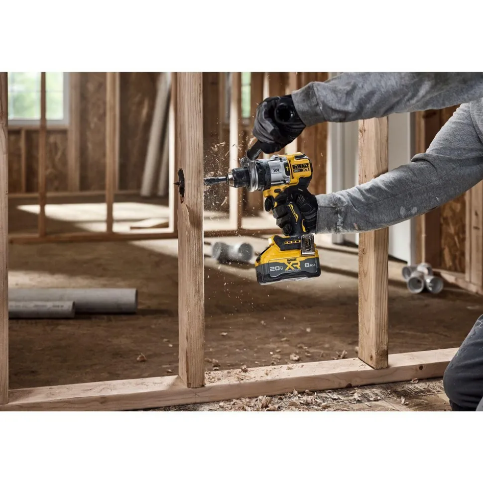 Cordless Hammer Drill: 20.00 V, 1/2" Chuck