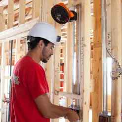 Cordless Jobsite Fans: Fan Diameter: 7.64; Air Flow: 45 CFM; Number Of Blades: 3