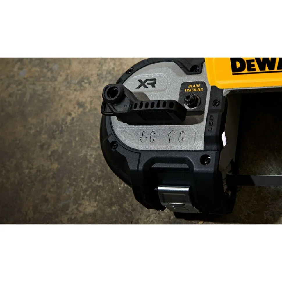 Cordless Portable Bandsaws: Voltage: 20.00 V; Maximum Depth of Cut (Decimal Inch): 3.3700; Low Speed (SFPM): 570; Cutting Capacity - Round: 3-3/8 in