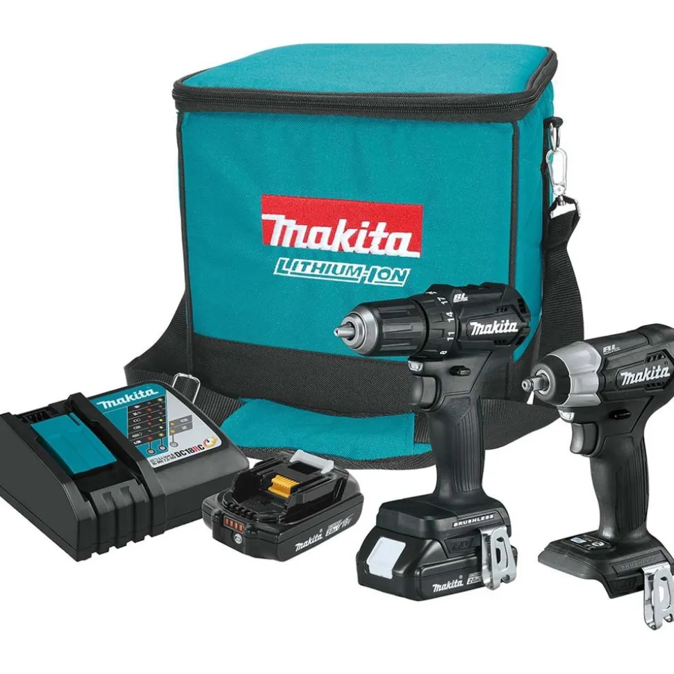 Cordless Tool Combination Kit: 18V