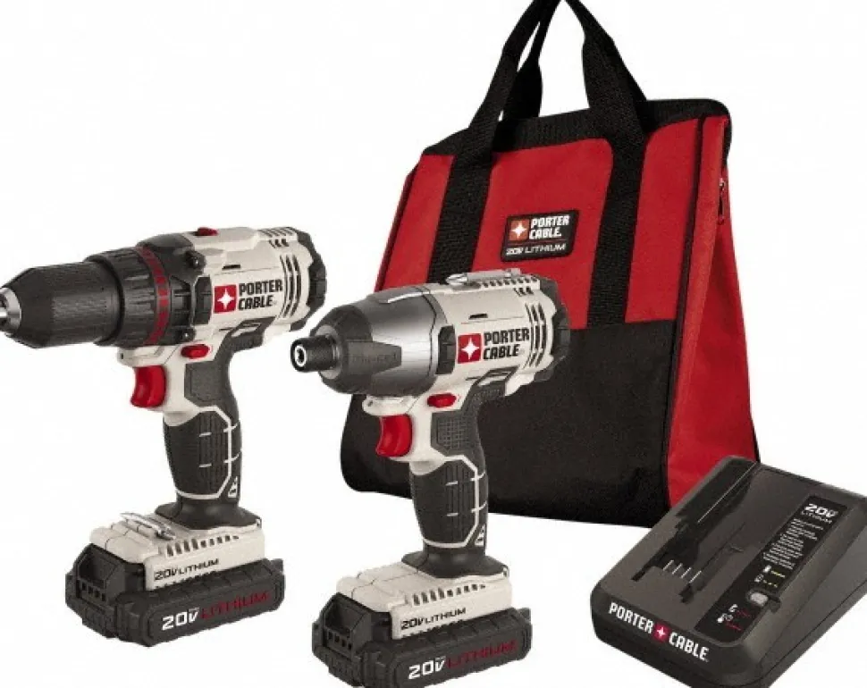 Cordless Tool Combination Kit: 20V