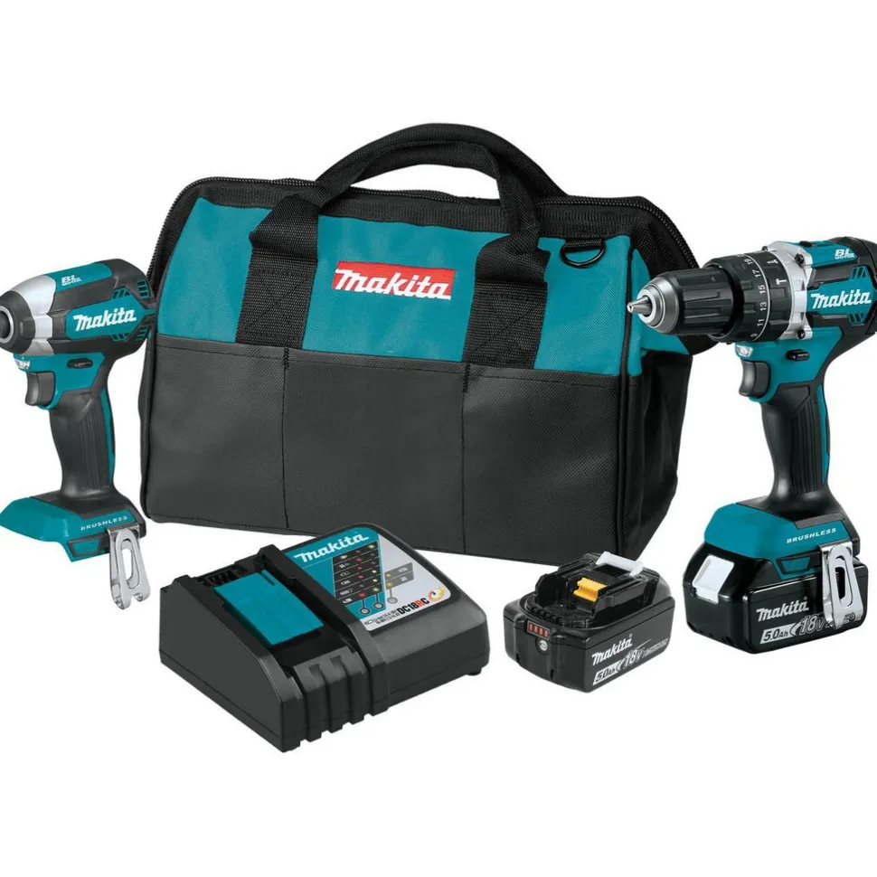 Cordless Tool Combination Kit: 18V, 2 Pc