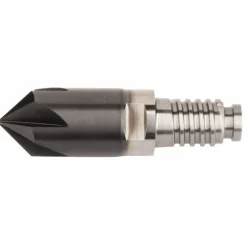Corner Chamfer End Mill Head: 5/8" Dia, 1/8" LOC, 6 Flute