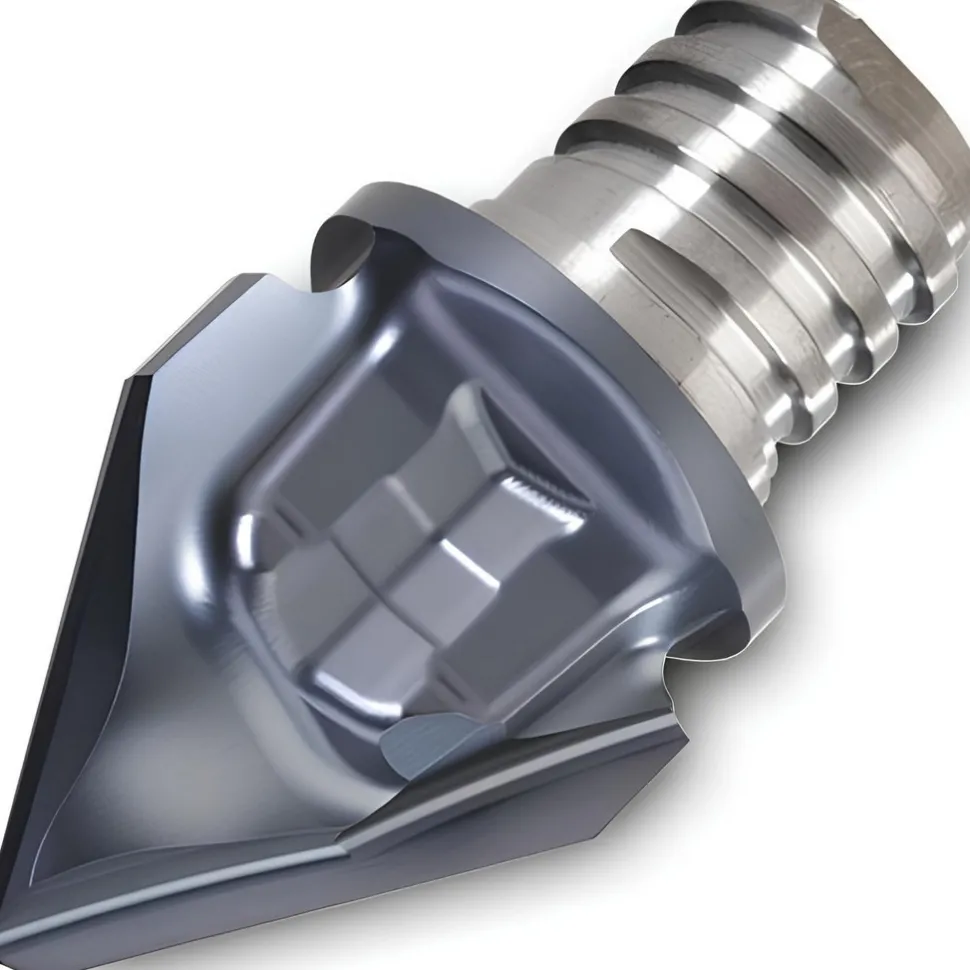 Corner Radius & Corner Chamfer End Mill Heads: Mill Diameter (mm): 20.00; Chamfer Width (mm): 10.00
