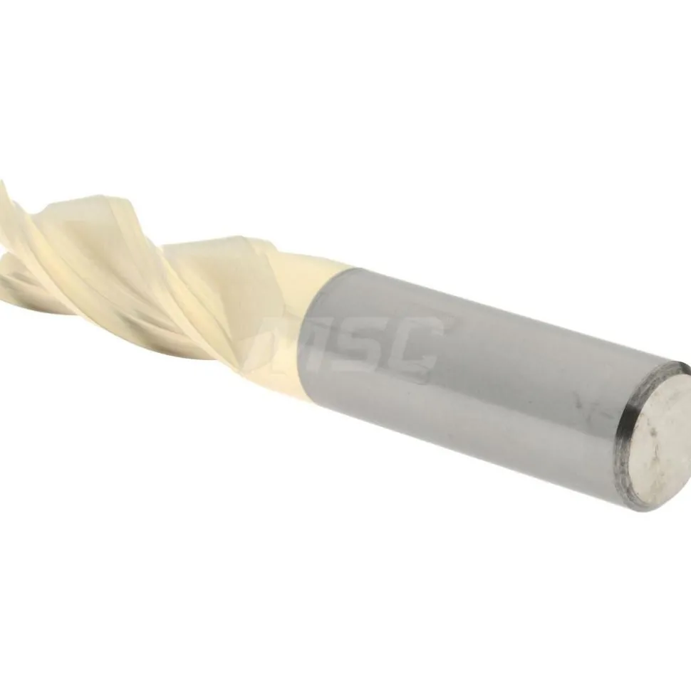 Corner Radius End Mill: 1/2" Dia, 1-1/4" LOC, 0.0300" Corner Radius, 3 Flute, Solid Carbide