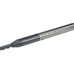 Corner Radius End Mill: 1/16" Dia, 3/16" LOC, 0.0100" Corner Radius, 4 Flute, Solid Carbide