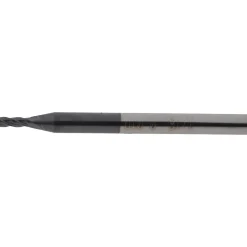 Corner Radius End Mill: 1/16" Dia, 3/16" LOC, 0.0100" Corner Radius, 4 Flute, Solid Carbide