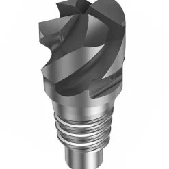 Corner Radius End Mill Head: 1/2" Dia, 4 Flutes
