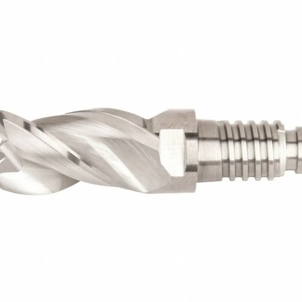 Corner Radius End Mill Head: 1/2" Dia, 3 Flutes