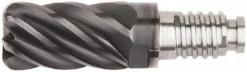 Corner Radius End Mill Head: 1/2" Dia, 6 Flutes