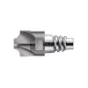Corner Rounding End Mill: 2.00 mm Radius, 5.00 mm Dia, 4 Flutes, Carbide