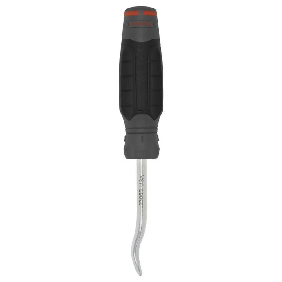 Cotter Pin Puller: 7.7500" OAL, 3.438" Shank Length, Steel Shank, Plastic Handle