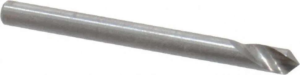 Countersink: 1/8" Head Dia, 90.00 deg Included Angle, 1 Flute, Solid Carbide, Right Hand Cut