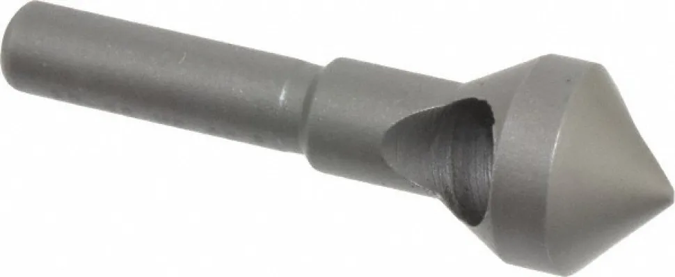 Countersink: 9/16" Head Dia, 90.00 deg Included Angle, 0 Flute, High-Speed Steel, Right Hand Cut