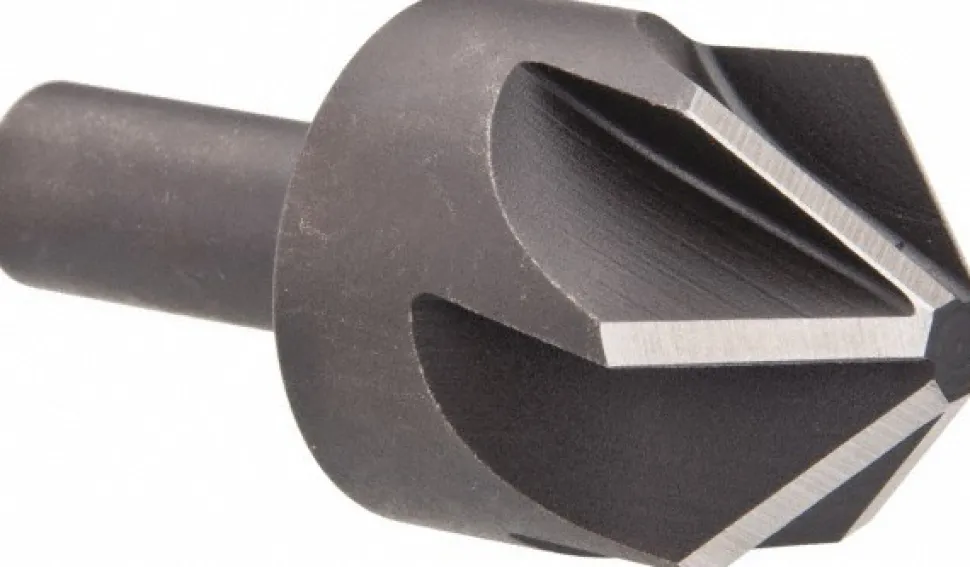 Countersink: 1-1/4" Head Dia, 90.00 deg Included Angle, 6 Flute, High-Speed Steel, Right Hand Cut