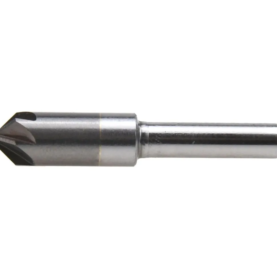 Countersink: 3/8" Head Dia, 90.00 deg Included Angle, 6 Flute, Solid Carbide, Right Hand Cut