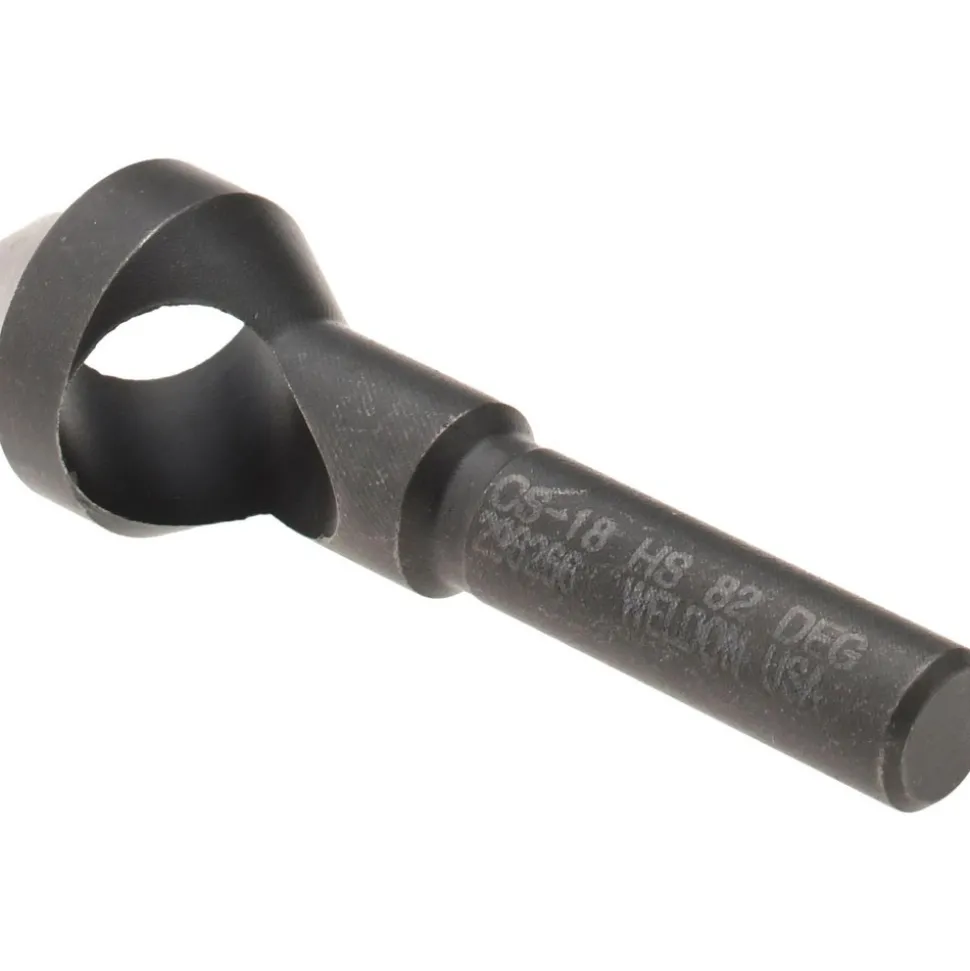 Countersink: 9/16" Head Dia, 82.00 deg Included Angle, 0 Flute, High-Speed Steel, Right Hand Cut