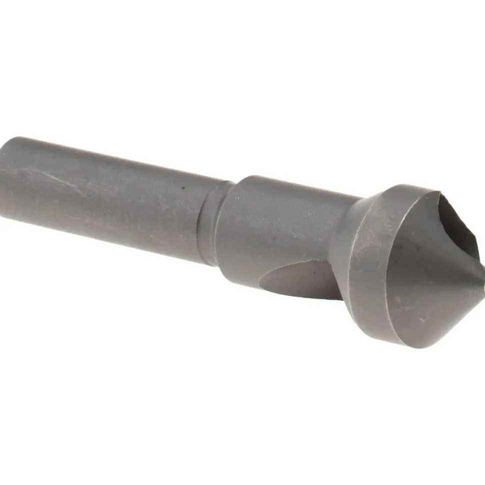 Countersink: 7/16" Head Dia, 90.00 deg Included Angle, 0 Flute, High-Speed Steel, Right Hand Cut