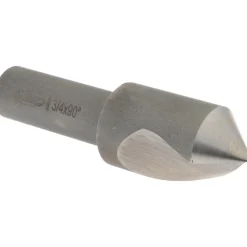 Countersink: 3/4" Head Dia, 90.00 deg Included Angle, 1 Flute, High-Speed Steel, Right Hand Cut