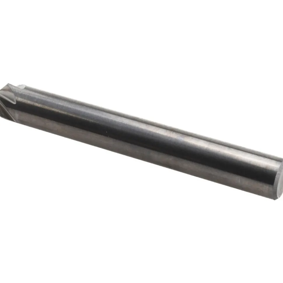Countersink: 1/4" Head Dia, 90.00 deg Included Angle, 6 Flute, Solid Carbide, Right Hand Cut