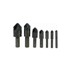 Countersink Set: 7 Pc, 1/4 to 1