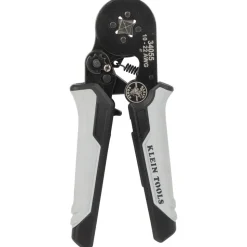 Crimpers: Handle Style: Dual Material; Type: Ratcheting Crimper; Crimper Type: Ferrule; Maximum Wire Gauge: 22