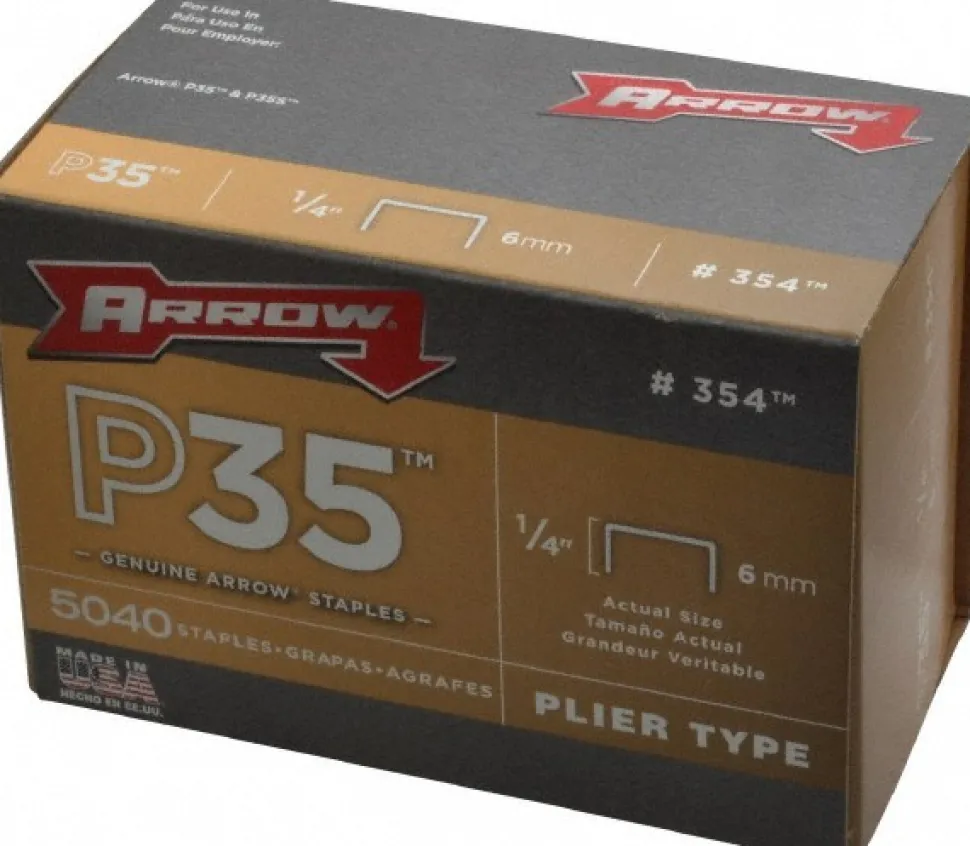 Crown Staple: 1/4" Leg Length