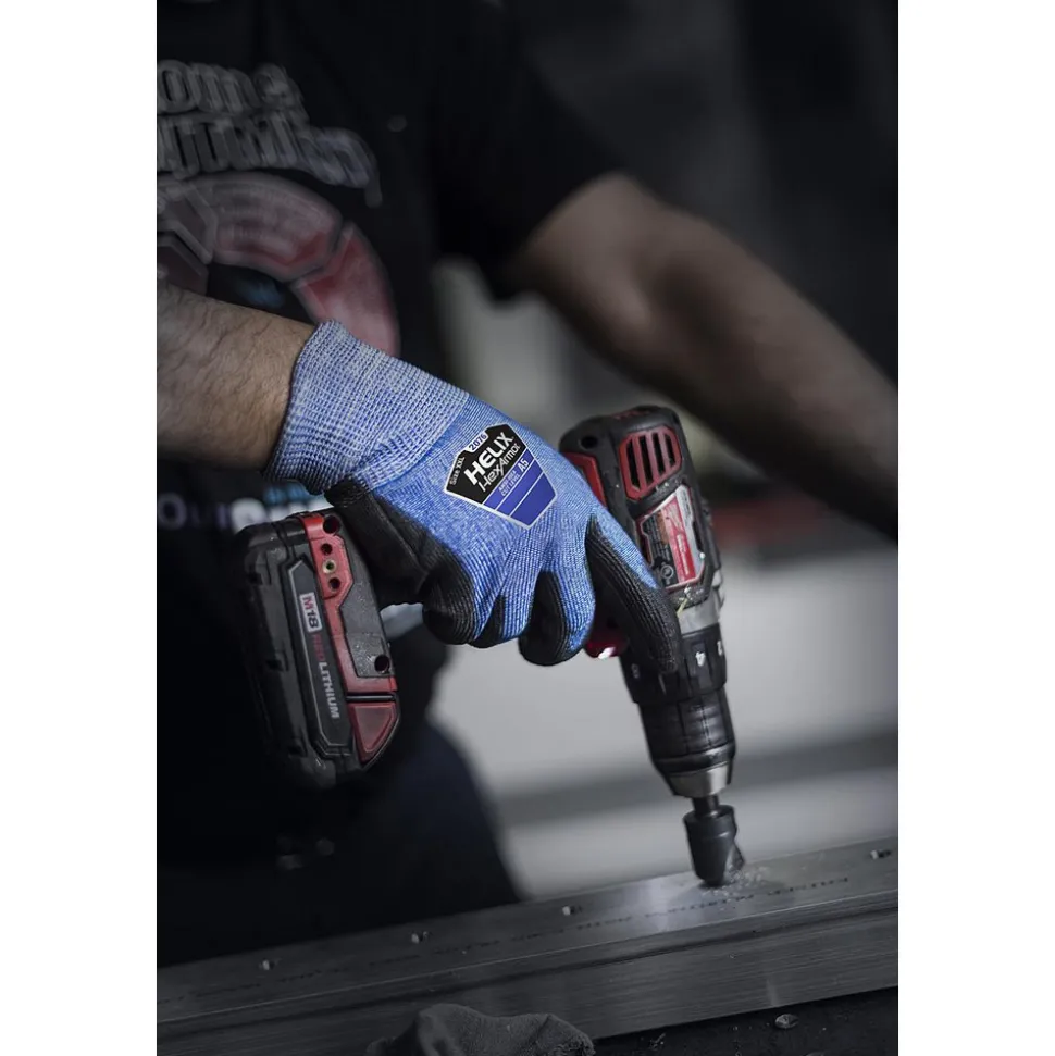 Cut, Puncture & Abrasion-Resistant Gloves: HexArmor® 2076, Cut A6, Puncture 5, Abrasion 5, 13 ga, Size Large, 10-1/4" Long
