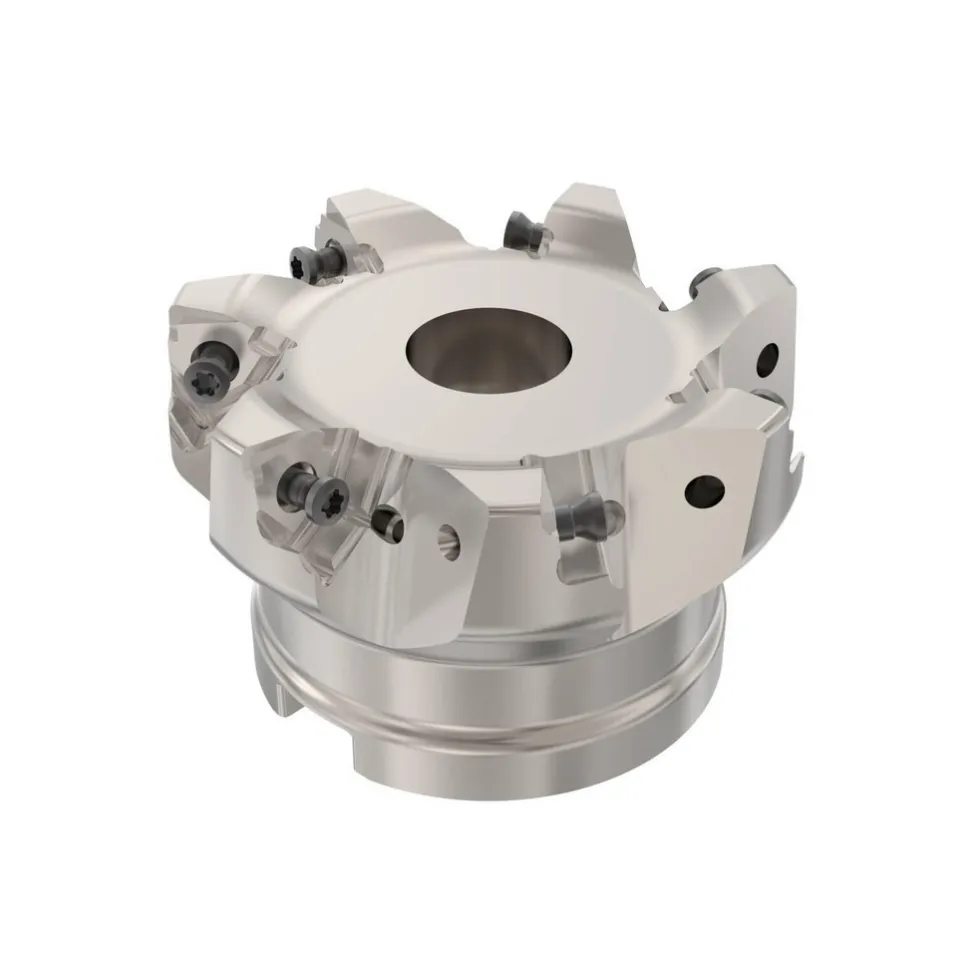 3" Cut Dia, 1" Arbor Hole Dia, 0.295" Max Depth, Indexable Square-Shoulder Face Mill