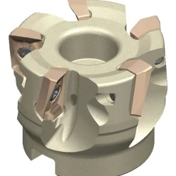 2" Cut Dia, 3/4" Arbor Hole Dia, 0.591" Max Depth, Indexable Square-Shoulder Face Mill